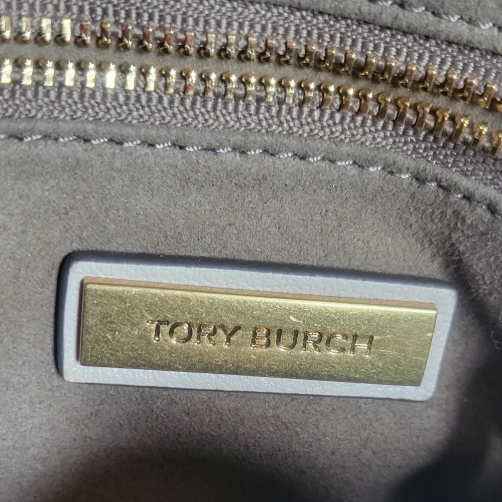 Tory Burch Mini Kira Camera Bag In Cream Gem